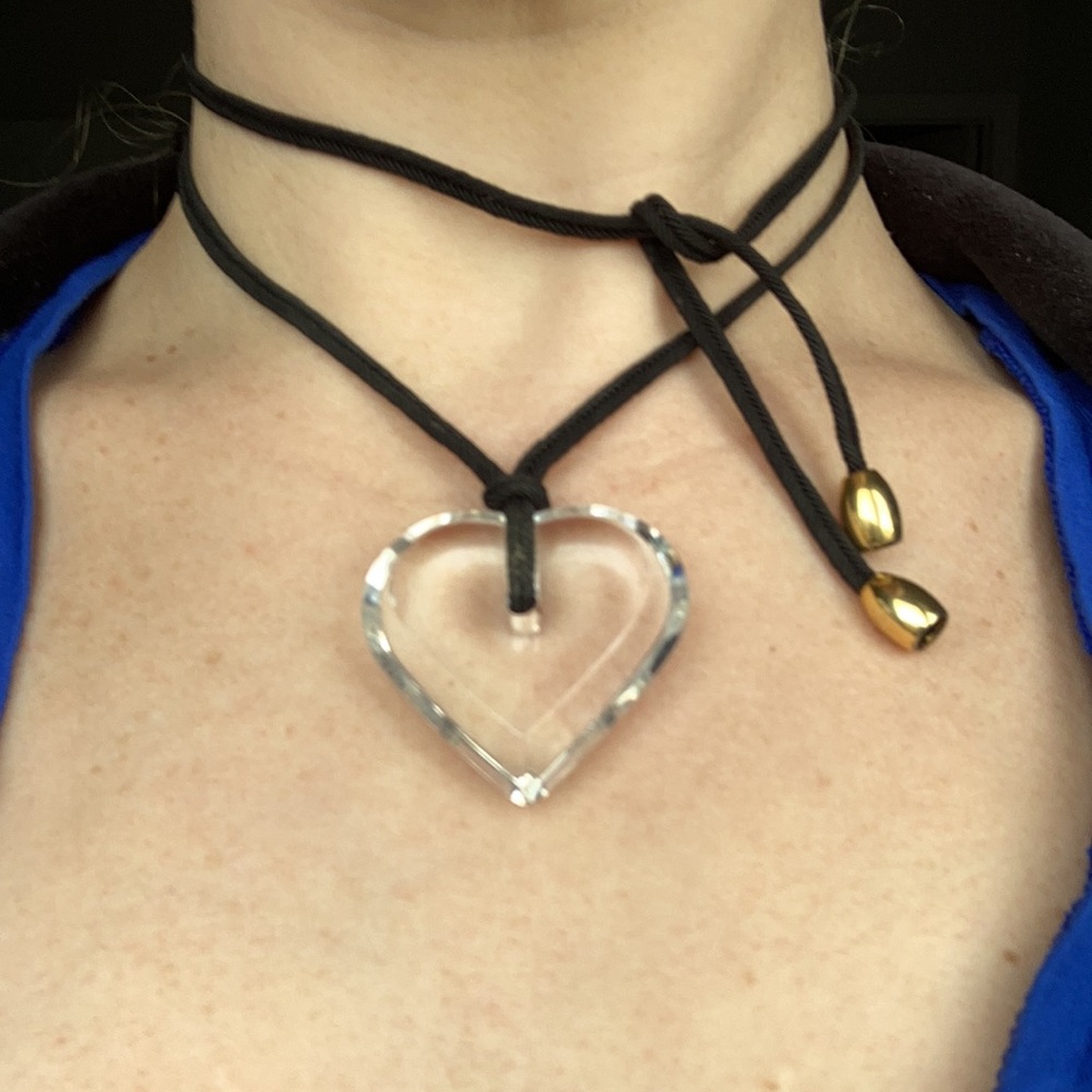 💜Swarovski crystal heart necklace